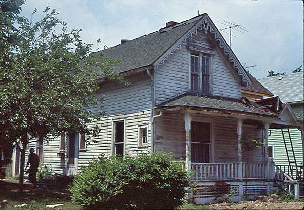 Photo of 111 Perrin Street, Ypsilanti, MI Before renovation.