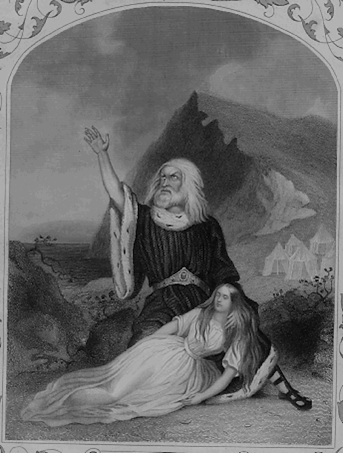 Picture of actor William Charles Macready as King Lear.
