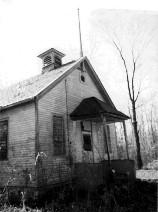 Photo of Eastern Michigan University's One Room School House, Before renovation.