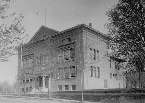 Photo of Welch Hall in 1897, Eastern Michigan University.